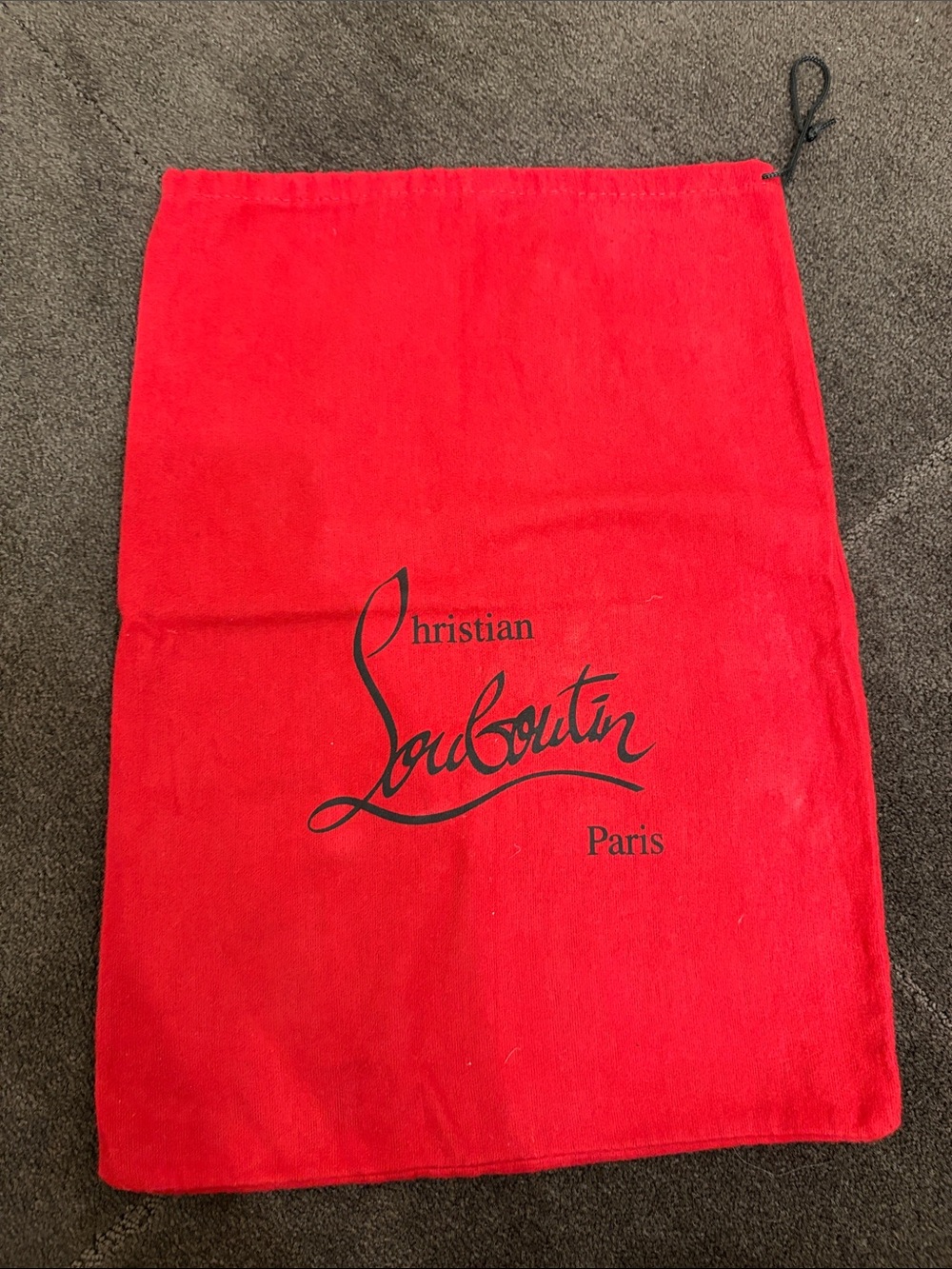 Christian Louboutin red dust bag